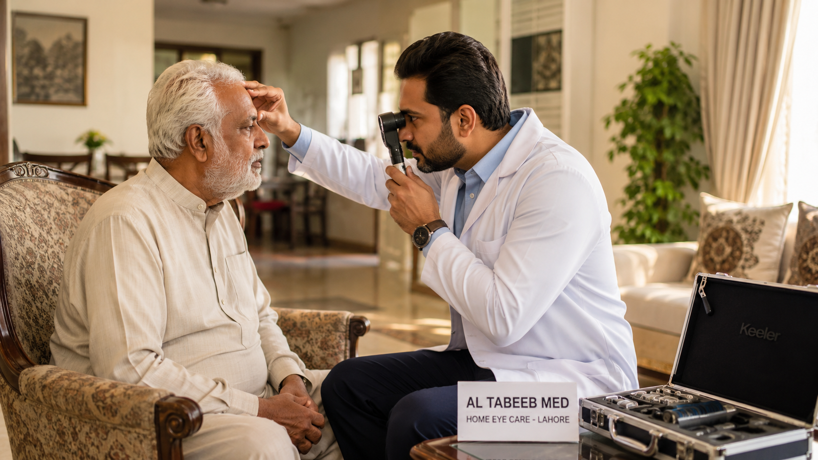 Eye examination at home